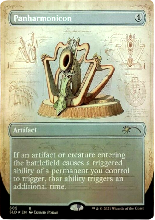 mtg secret lair blueprint cards Panharmonicon (Blueprint) [Secret Lair Drop Promos]