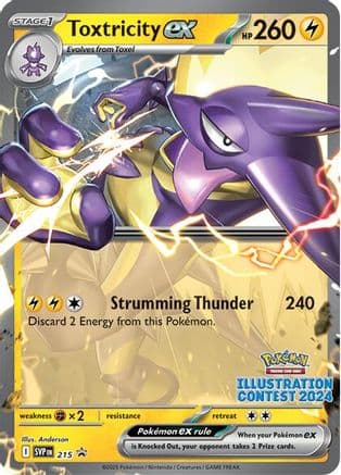 Toxtricity ex - 215 - SV: Scarlet & Violet Promo Cards