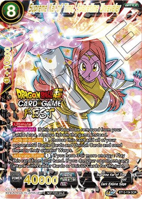 Supreme Kai of Time, Spacetime Unraveler (Card Game Fest 2022) (BT12-1