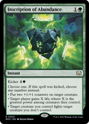 Inscription of Abundance [March of the Machine Commander]
