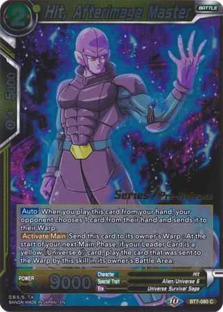 Hit, Afterimage Master (Assault of the Saiyans) [BT7-080_PR]