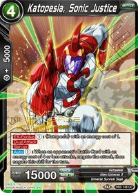Katopesla, Sonic Justice (Divine Multiverse Draft Tournament) [DB2-148]