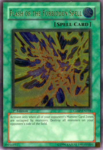 Flash of the Forbidden Spell (UTR) [CDIP-EN038] Ultimate Rare