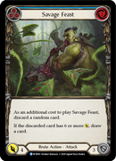 Savage Feast (Blue) [WTR016] Unlimited Edition Rainbow Foil