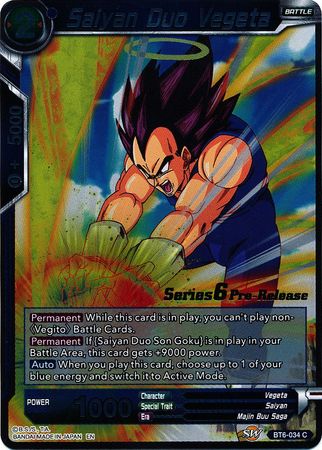 Saiyan Duo Vegeta (Destroyer Kings) [BT6-034_PR]