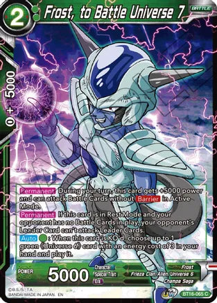Frost, to Battle Universe 7 [BT16-065]