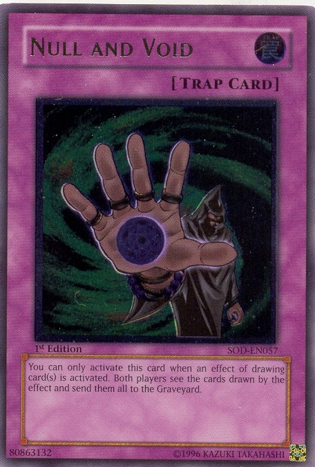 Null and Void (UTR) [SOD-EN057] Ultimate Rare