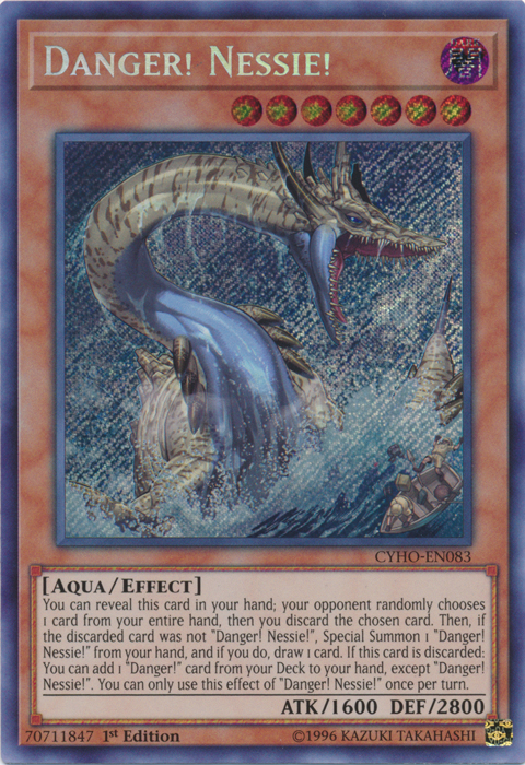 Danger! Nessie! [CYHO-EN083] Secret Rare