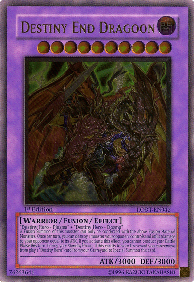 Destiny End Dragoon (UTR) [LODT-EN042] Ultimate Rare