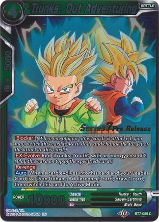 Trunks, Out Adventuring (Assault of the Saiyans) [BT7-059_PR]