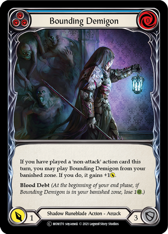 Bounding Demigon (Blue) [U-MON170] Unlimited Edition Normal
