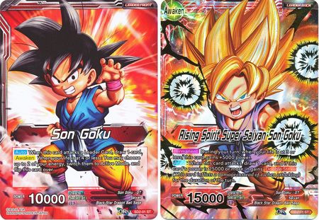 Son Goku // Rising Spirit Super Saiyan Son Goku (Starter Deck - The Extreme Evolution) [SD2-01]