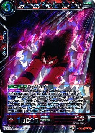 Machspeed Kaio-Ken Son Goku [BT7-005]