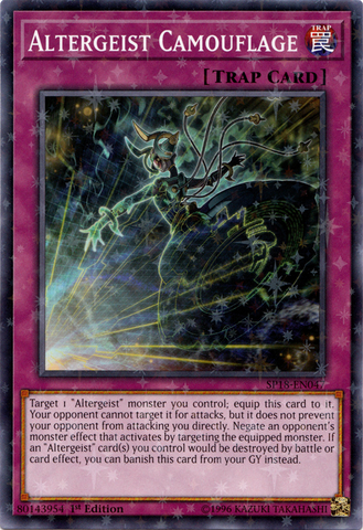 Altergeist Camouflage (Starfoil) [SP18-EN047] Starfoil Rare