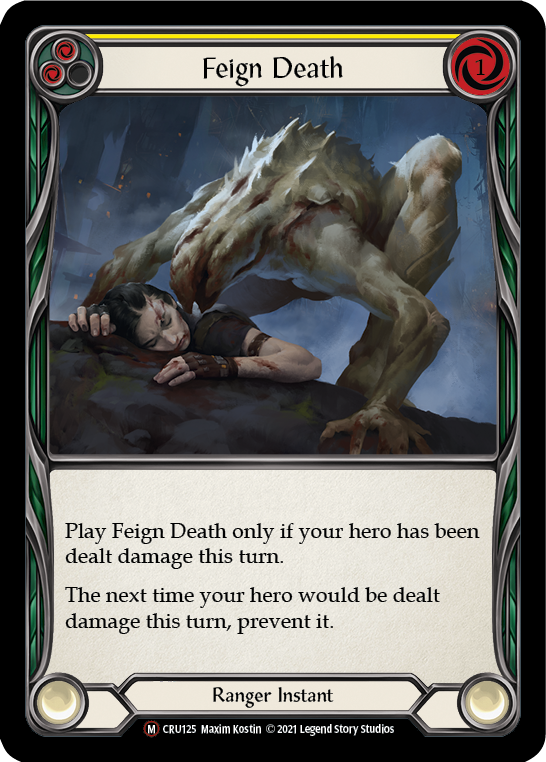 Feign Death (Rainbow Foil) [CRU125-RF] Unlimited Rainbow Foil