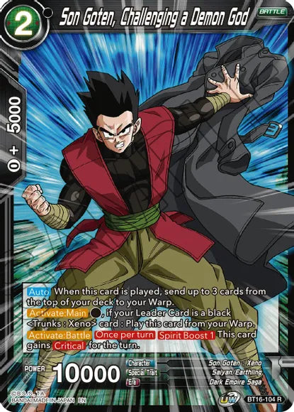 Son Goten, Challenging a Demon God [BT16-104]