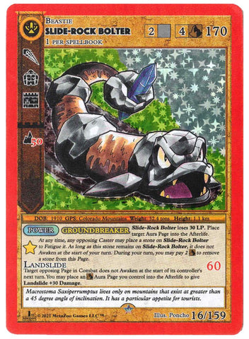 Slide-Rock Bolter 1st Edition