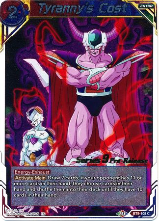 Tyranny's Cost (Universal Onslaught) [BT9-108]