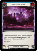 Mauvrion Skies (Blue) [CRU147] 1st Edition Rainbow Foil