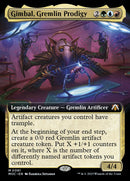 Gimbal, Gremlin Prodigy (Extended Art) [March of the Machine Commander]