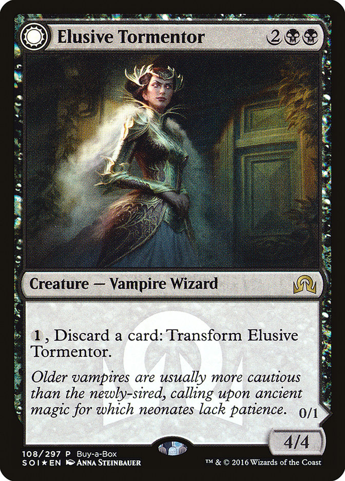 Elusive Tormentor // Insidious Mist [Shadows over Innistrad Promos]