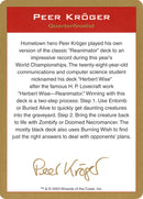 Peer Kröger Bio [World Championship Decks 2003]