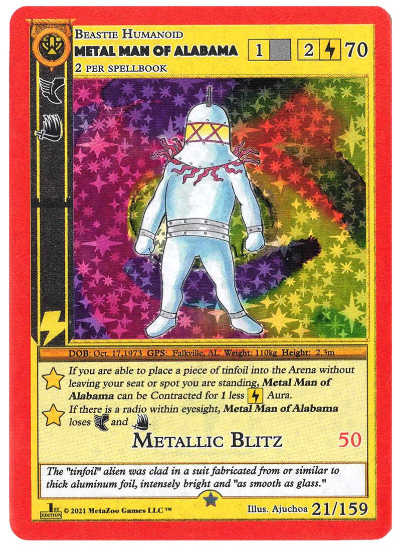 Metal Man of Alabama 1st Edition