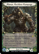 Rhinar, Reckless Rampage [WTR001-T] Alpha Print Normal