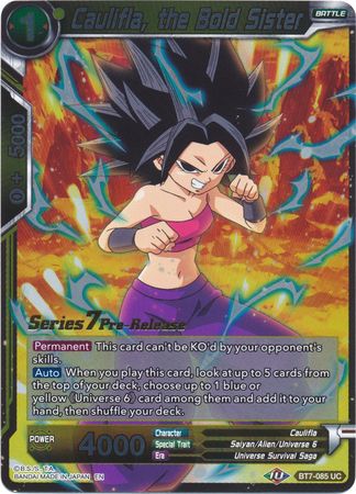 Caulifla, the Bold Sister (Assault of the Saiyans) [BT7-085_PR]