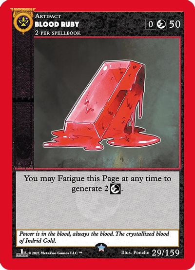Blood Ruby 1st Edition
