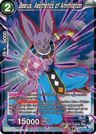 Beerus, Aesthetic of Annihilation [BT16-037]