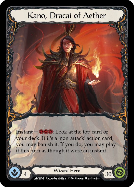 Kano, Dracai of Aether [ARC113-T] 1st Edition Normal