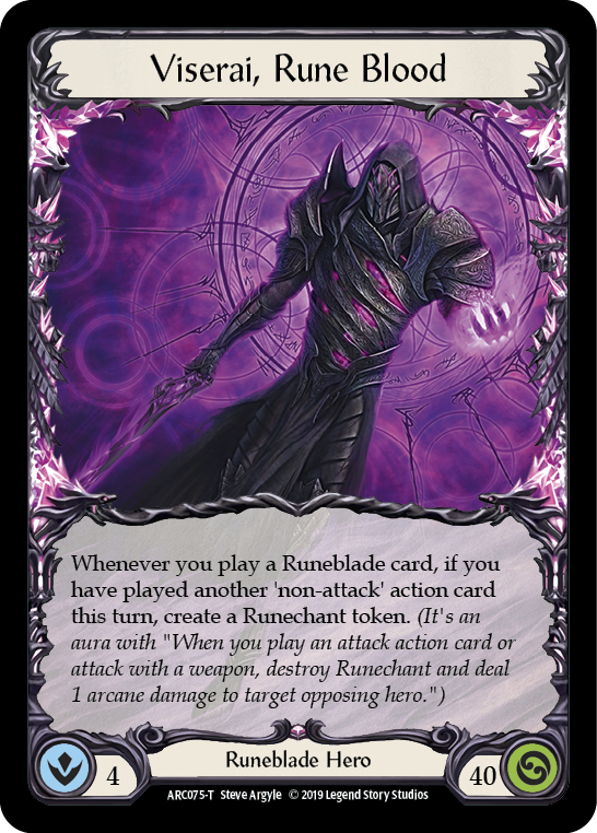 Viserai, Rune Blood [ARC075-T] 1st Edition Normal