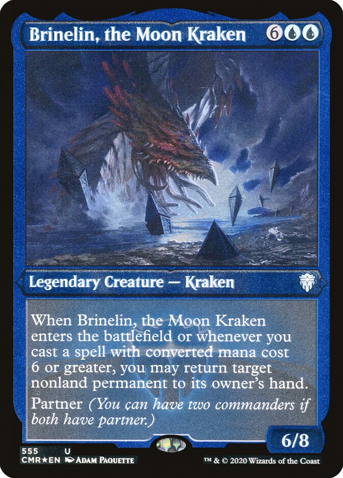 Brinelin, the Moon Kraken (Foil Etched) [Commander Legends]