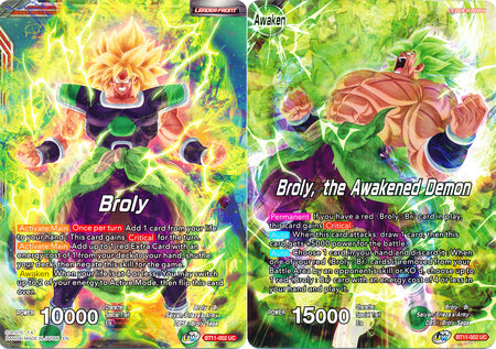 Broly // Broly, the Awakened Demon [BT11-002]