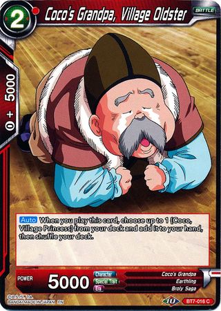 Coco's Grandpa, Village Oldster [BT7-016]