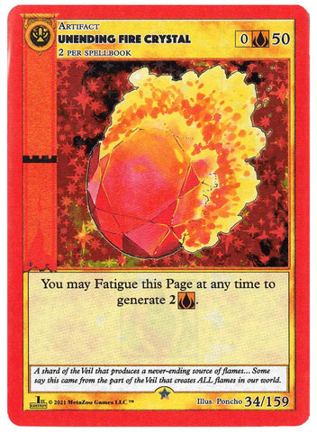 Unending Fire Crystal 1st Edition