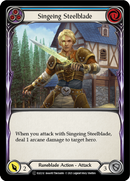 Singeing Steelblade (Blue) [U-ELE232] Unlimited Rainbow Foil