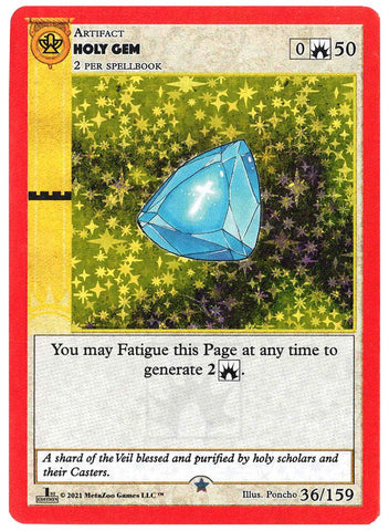 Holy Gem 1st Edition
