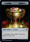 Treasure // Emblem - Tibalt, Cosmic Impostor Double-sided Token [Kaldheim Tokens]