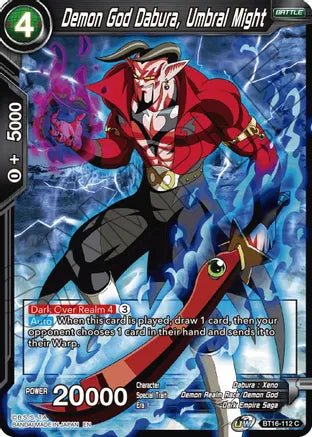 Demon God Dabura, Umbral Might [BT16-112]