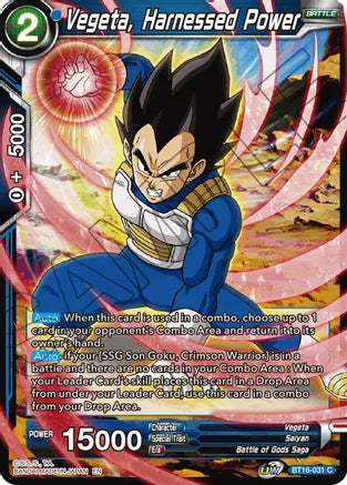 Vegeta, Harnessed Power [BT16-031]