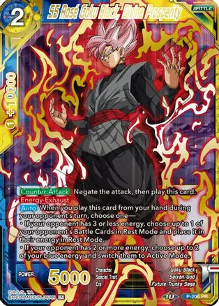 SS Rose Goku Black, Divine Prosperity (Gold Stamped) [P-206]