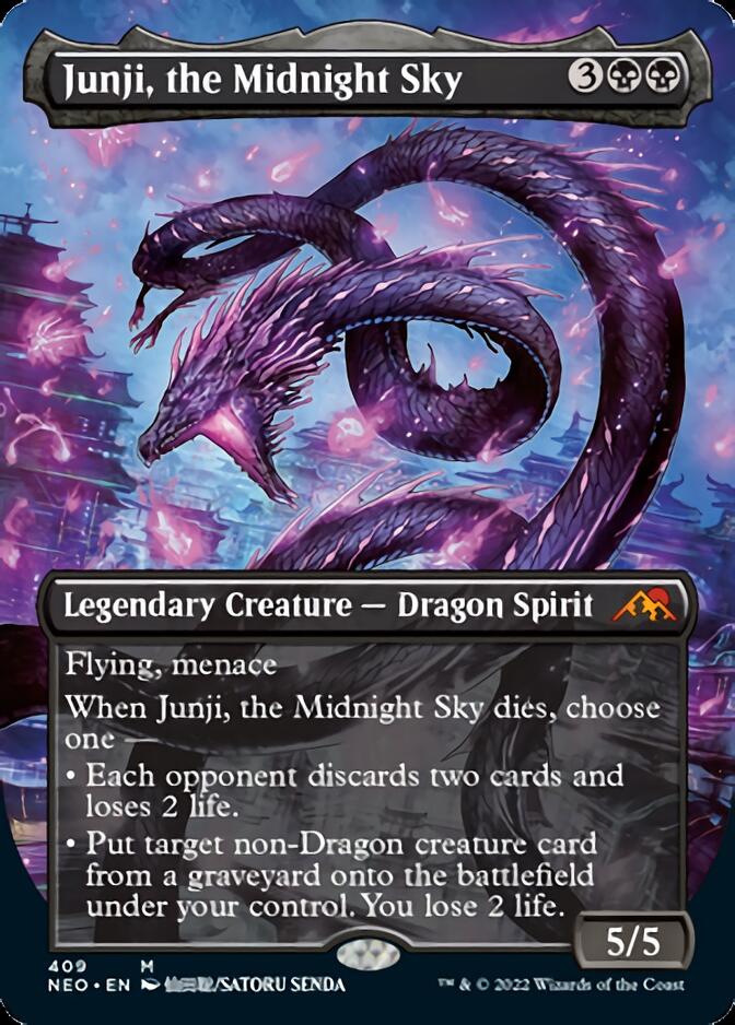 Junji, the Midnight Sky (Borderless) [Kamigawa: Neon Dynasty]