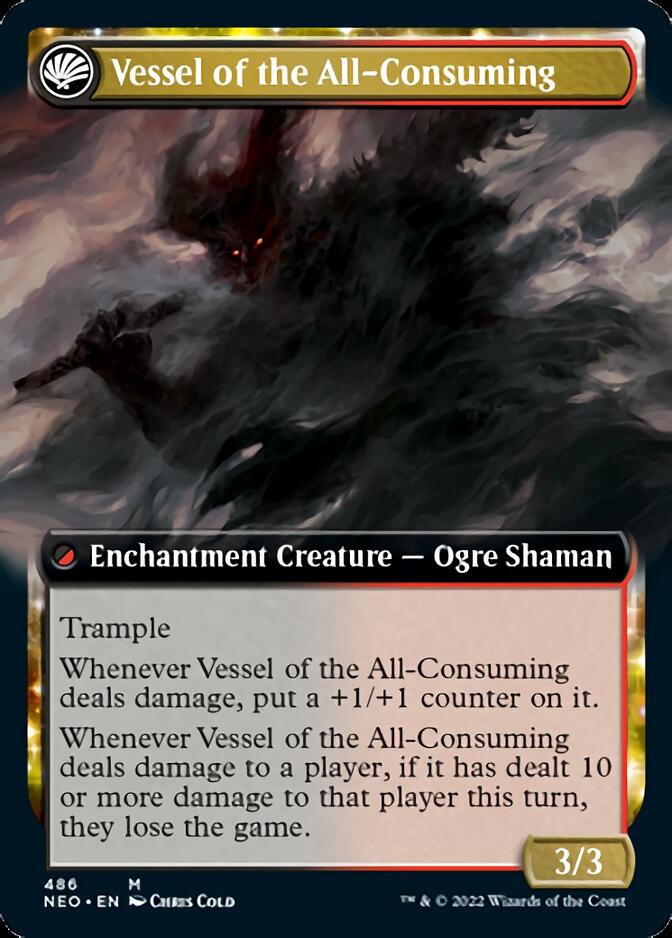 Hidetsugu Consumes All // Vessel of the All-Consuming (Extended) [Kamigawa: Neon Dynasty]