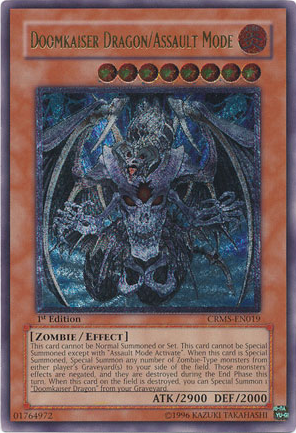Doomkaiser Dragon/Assault Mode (UTR) [CRMS-EN019] Ultimate Rare