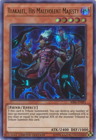 Tlakalel, His Malevolent Majesty (Sneak Peek) [RIRA-ENSP1] Ultra Rare
