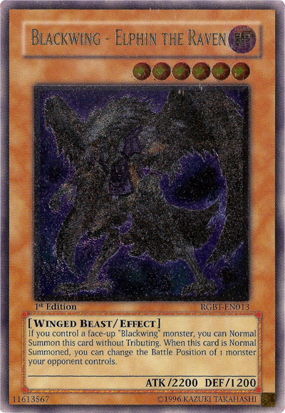 Blackwing - Elphin the Raven (UTR) [RGBT-EN013] Ultimate Rare