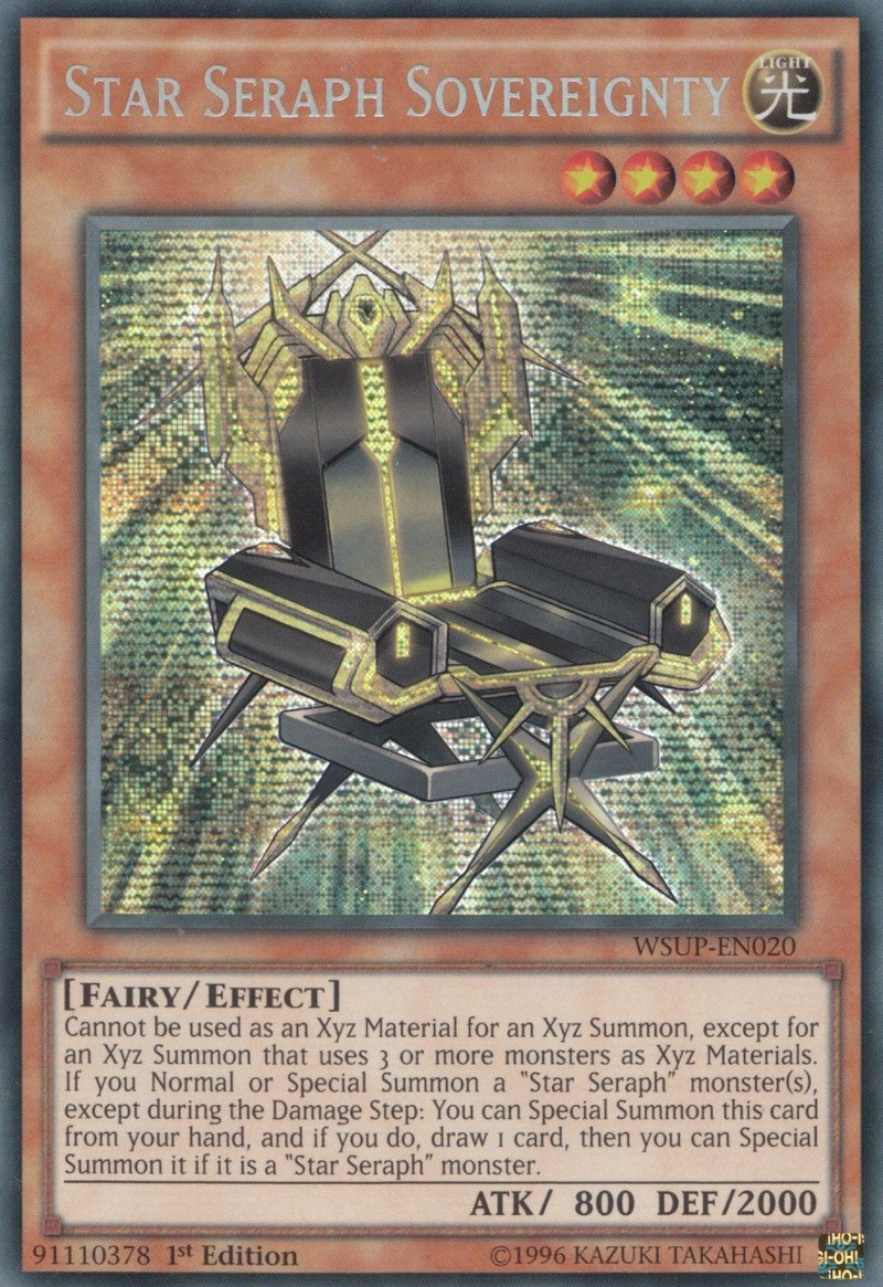 Star Seraph Sovereignty [WSUP-EN020] Prismatic Secret Rare