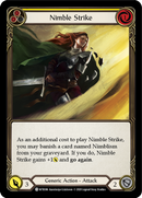 Nimble Strike (Yellow) [WTR186] Unlimited Edition Rainbow Foil